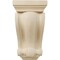 Ekena Millwork 7 1/2"W x 4 1/2"D x 14"H Cole Pilaster Wood Corbel, Rubberwood CORW07X04X14CORW - alternate 2